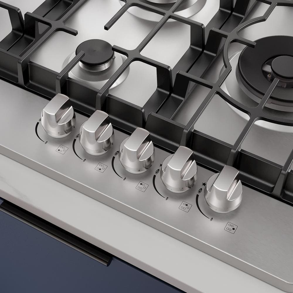 Empava 30" Stainless Steel 5 Burner Propane Cooktop