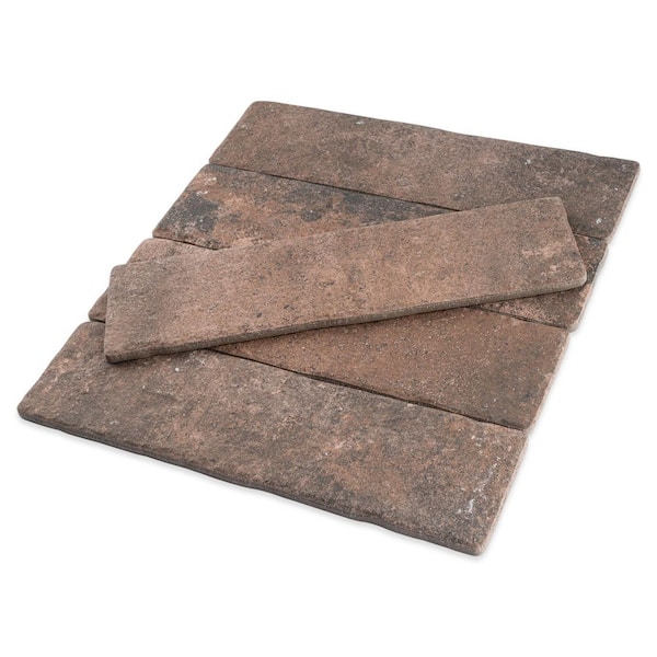 MOLOVO Jerica Marron Brick 2.95 in. x 11 in. Matte Porcelain Floor