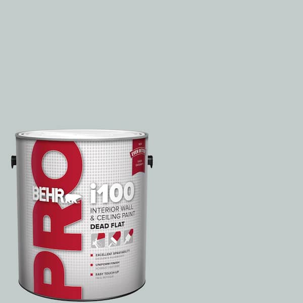 BEHR PRO 1 gal. #730E-3 River Rock Dead Flat Interior Paint