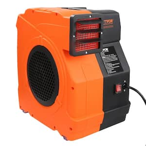 Inflatable Blower 15 in. 1 Speed Blower Fan in Orange with 2 modes 1/1.2HP 1500-Watt Pump Commercial Air Blower 3100 RPM