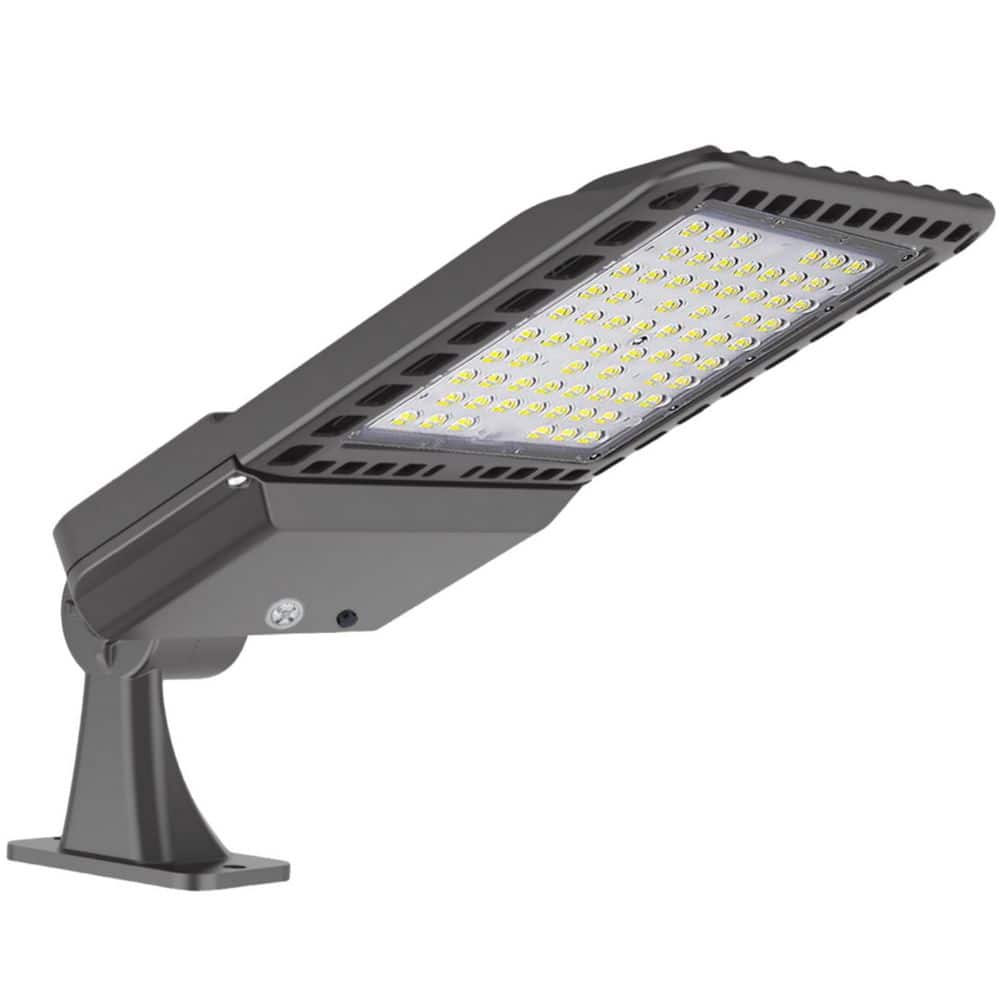 300-Watt 150° Bronze Integrated LED Parking Lot Light Arm Mount 5000K Daylight with Photocell Dusk to Dawn 39000LM price history on PriceWatchPro