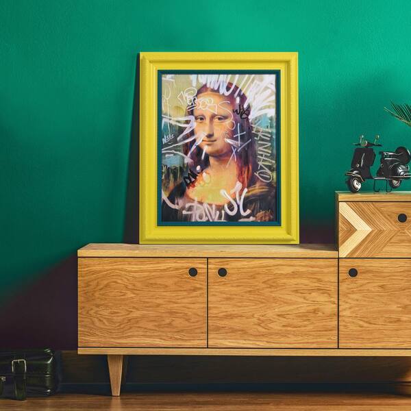 Empire Art Direct Mona Lisa Chromatic Hand Painted Embellished