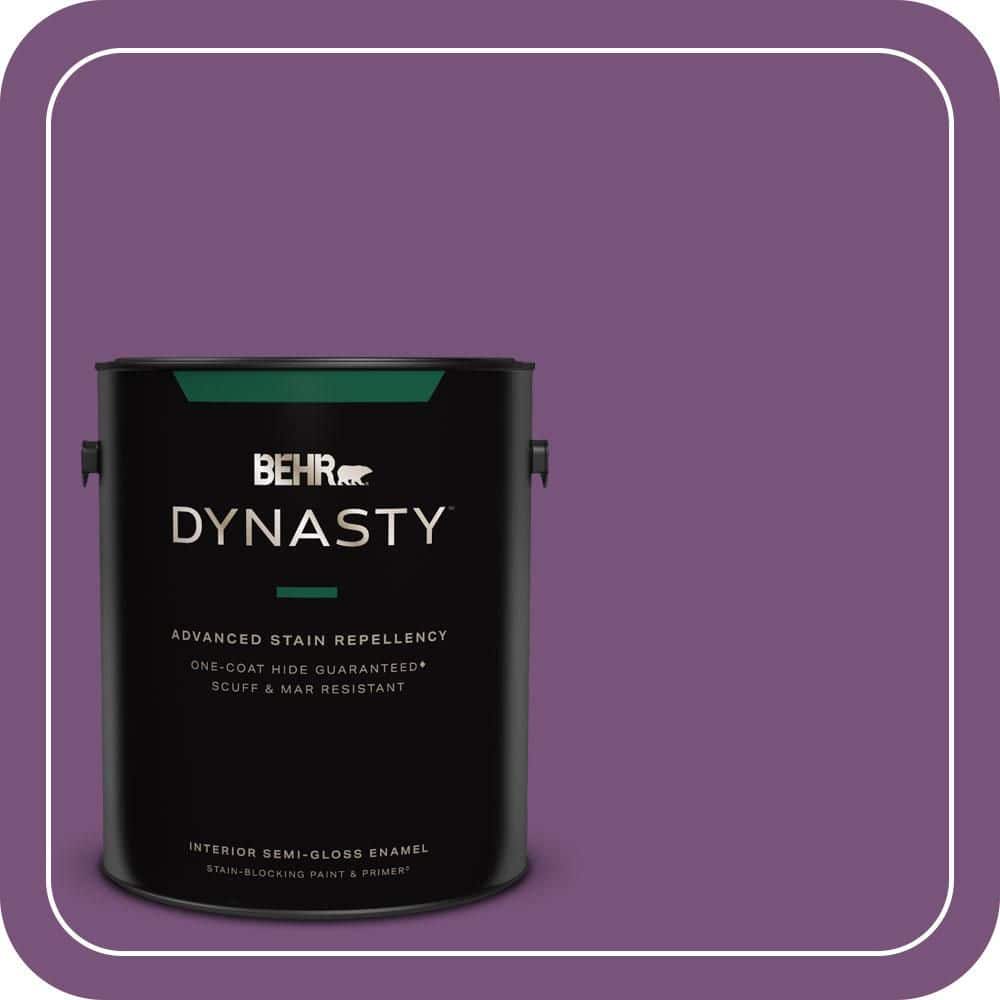 1 gal. #MQ4-62 Birthstone One-Coat Hide Semi-Gloss Enamel Interior Stain-Blocking Paint & Primer price history on PriceWatchPro