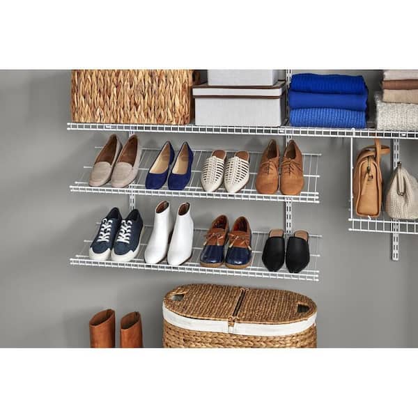 Everbilt 3 ft. Adjustable Shoe Shelf Kit 90218 - The Home Depot