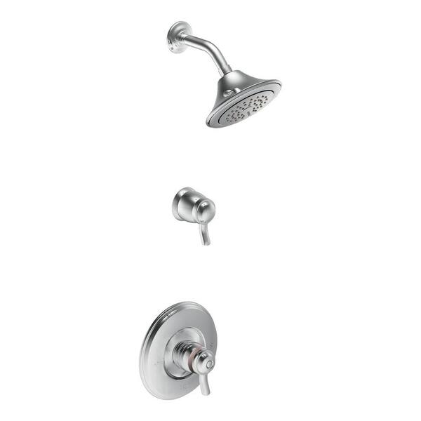 MOEN Rothbury ExactTemp 2-Handle 1-Spray Shower Only Trim Kit in Chrome (Valve Not Included)