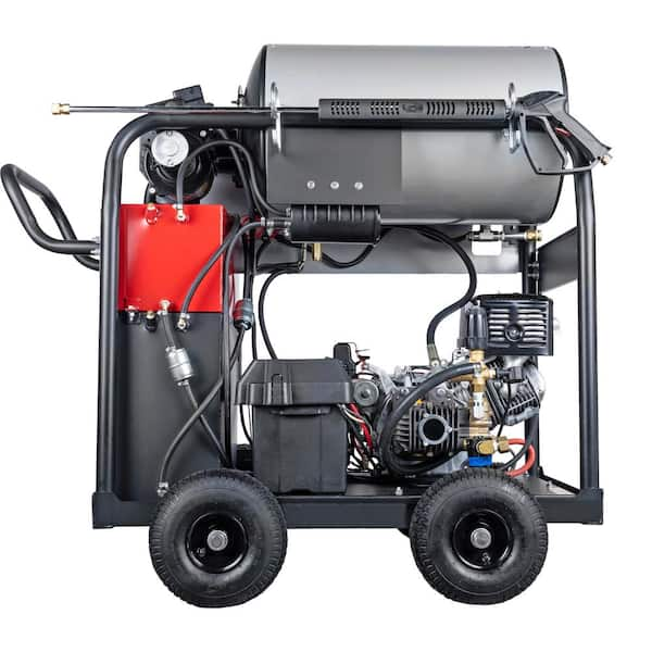 4000 PSI 4.0 GPM Hot/Cold Water Gas Pressure Washer with HONDA GX390 Engine