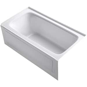 KOHLER Underscore 60 in. x 30 in. Rectangular Soaking Bathtub with