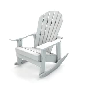 White Charleston Adirondack Rocking Chair