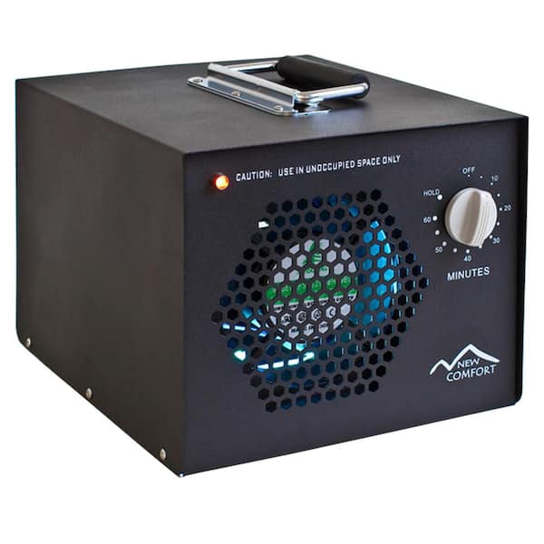 4000 sq. ft. Commercial Air Purifier/ Ion Ozone Generator with UV in Black