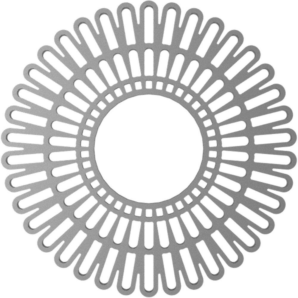 Antiqued Pale Gold 24" PVC Pierced Ceiling Medallion