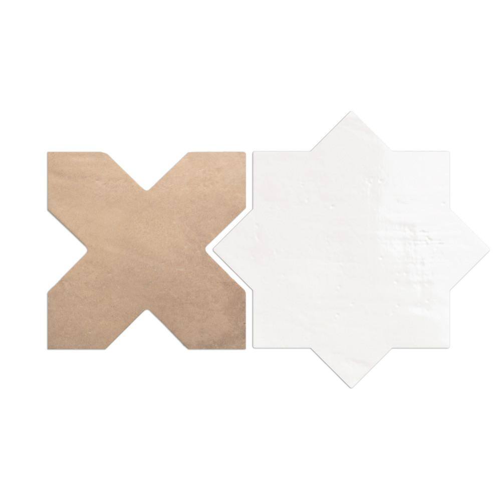 Argile Star Bianco with Cotto Cross 7 in. x 14 in. Porcelain Floor and Wall Tile (0.72 sq. ft./Case) price history on PriceWatchPro