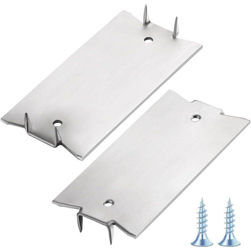 KIWDZFU 1. 5x3 Inch 16-Gauge Stainless Steel Nail Stop Nail Plate