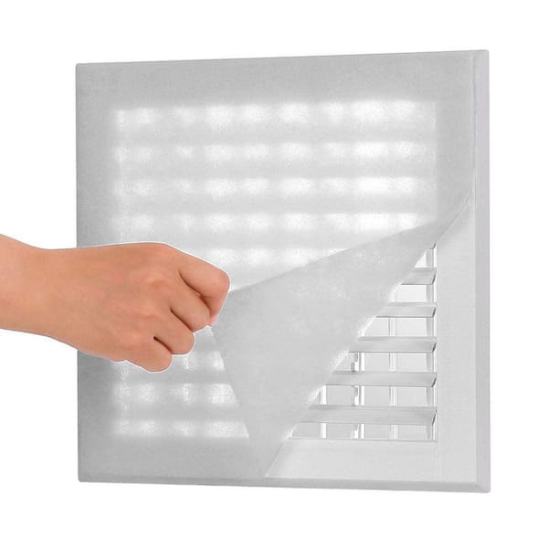 98 in. x 18 in. Air Vent Filters Kit with 157 in. of Installation Tape, for HVAC, AC, Heating Intake Registers, Grilles