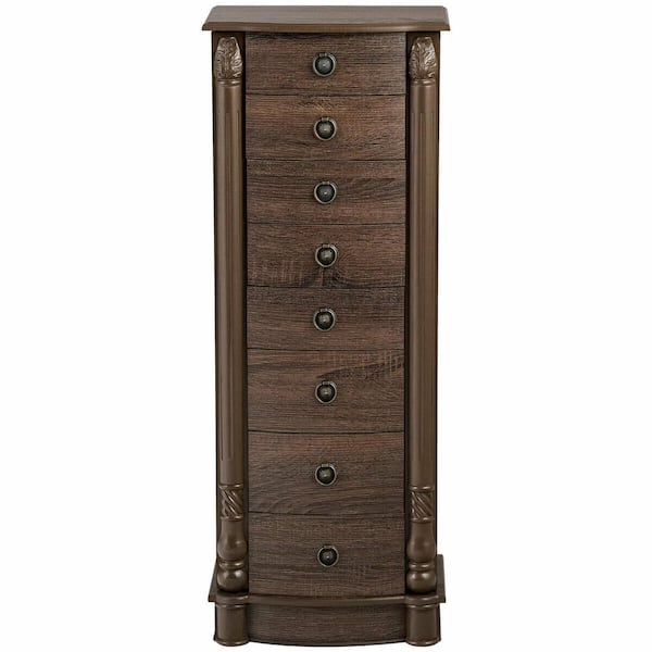 Costway Jewelry Box Cabinet Chest, Large Jewelry Chest Armoire