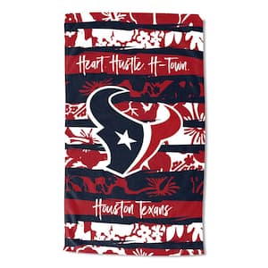 NFL Texans Cotton/Polyester Blend Multi Color Pocket Beach Towel