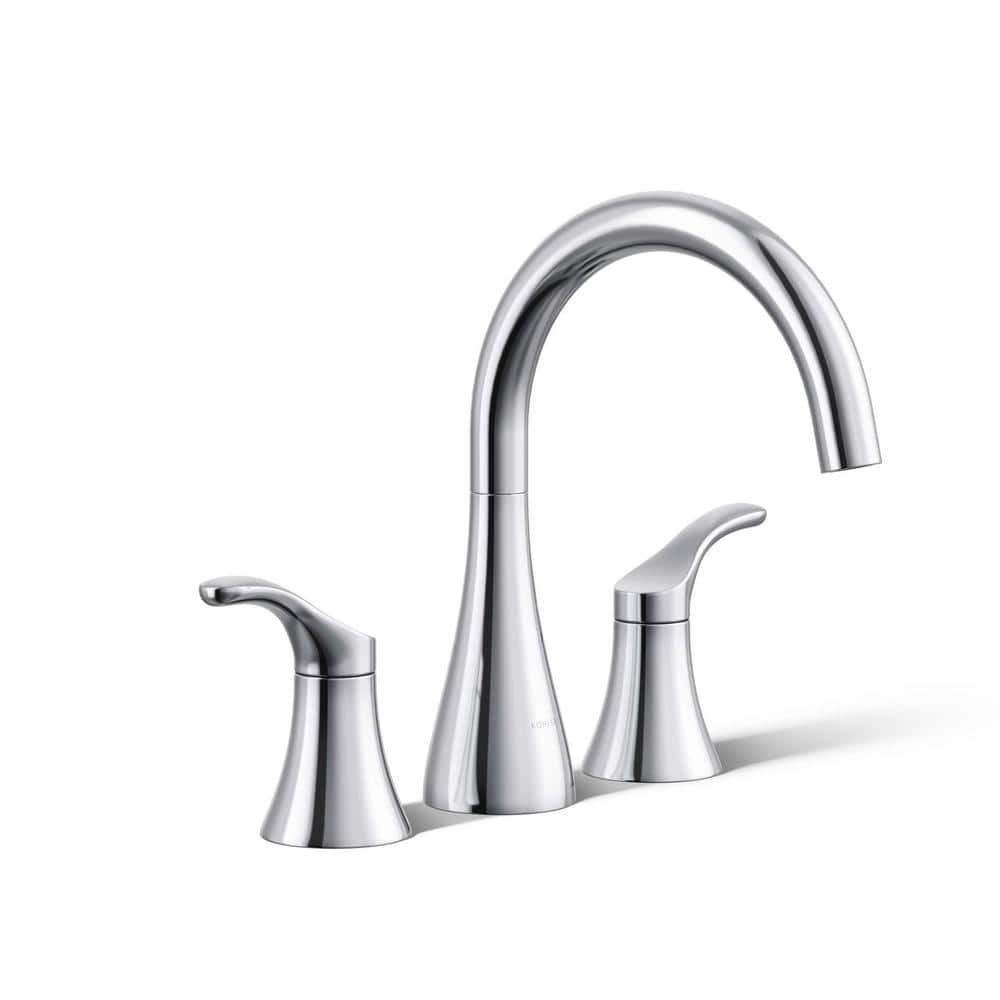 Simplice Double-Handle Tub Faucet Trim in Polished Chrome (Valve Not Included) price history on PriceWatchPro