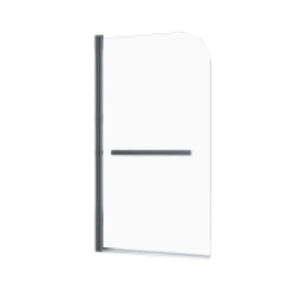 "31""X55"" Frameless Bathtub Screen, 1/4"" Clear Tempered Glass Bathroom Tub Panel" price history on PriceWatchPro