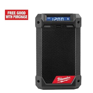 M12 12-Volt Lithium-Ion Cordless Bluetooth/AM/FM Jobsite Radio with Charger