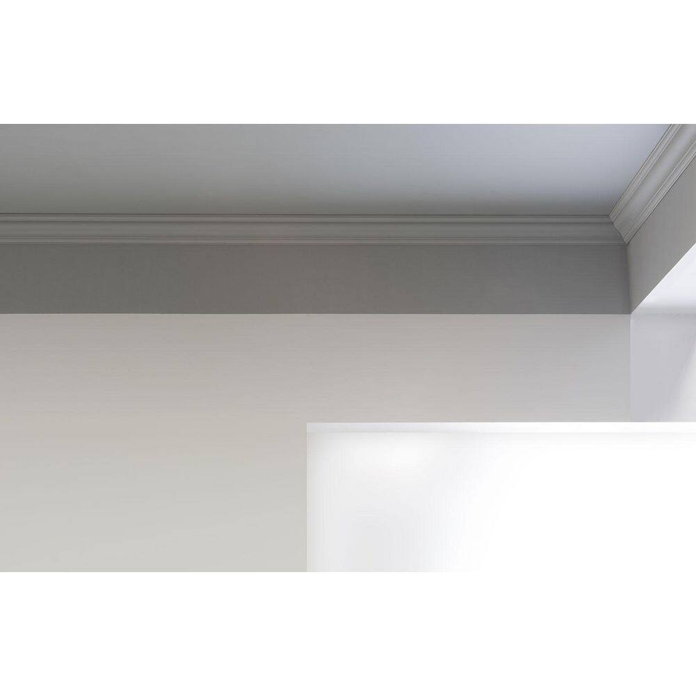 Primed White Polystyrene Crown Moulding Set of 3