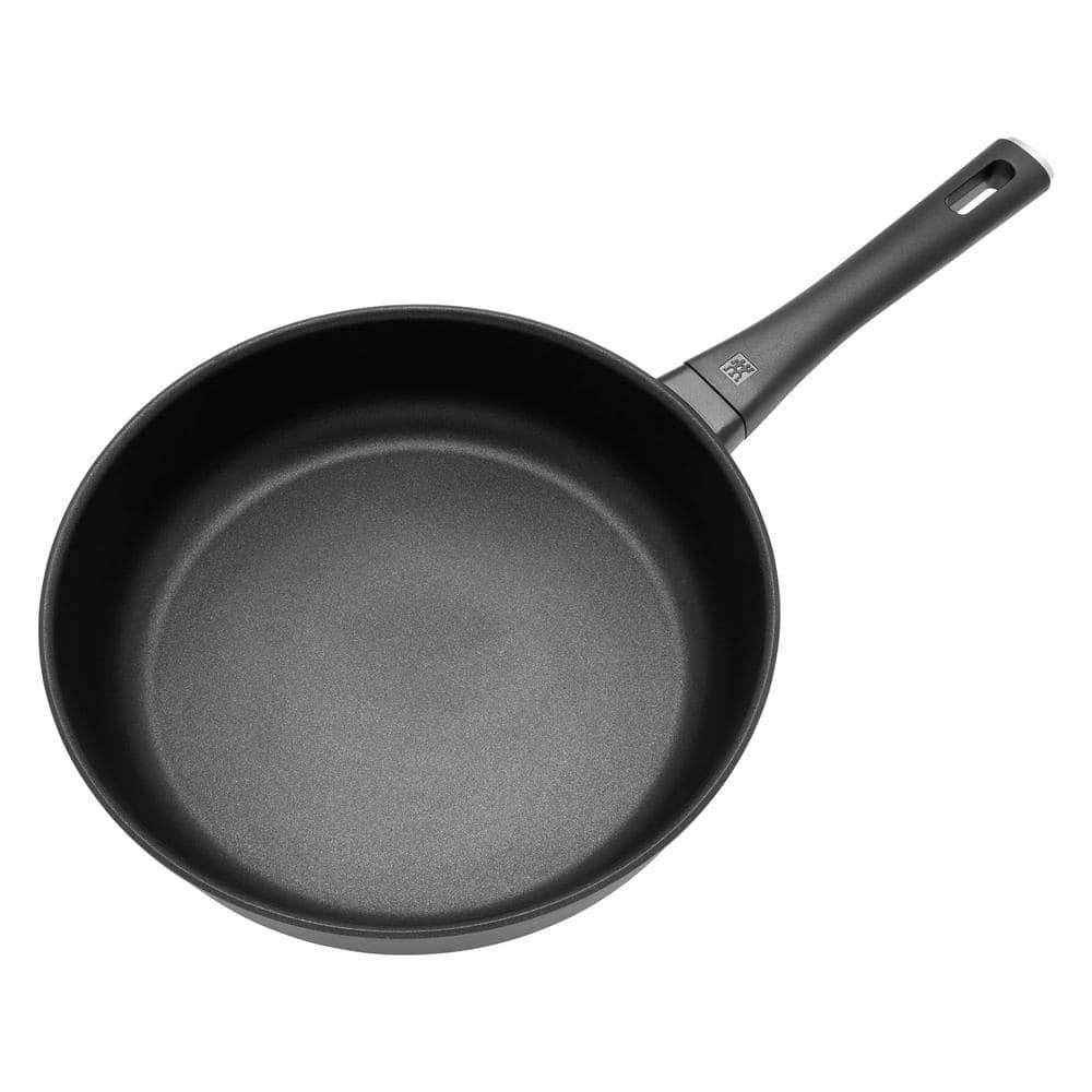 ZWILLING Madura Plus 4-qt Black Aluminum Nonstick Saute Pan with Lid