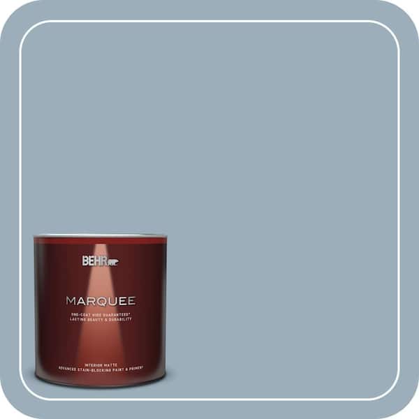 BEHR MARQUEE 1 qt. Home Decorators Collection #HDC-CT-24 Rainy Sidewalk Matte Interior Paint & Primer