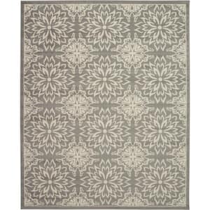 Jubilant Ivory/Gray 8 ft. x 10 ft. Moroccan Farmhouse Area Rug