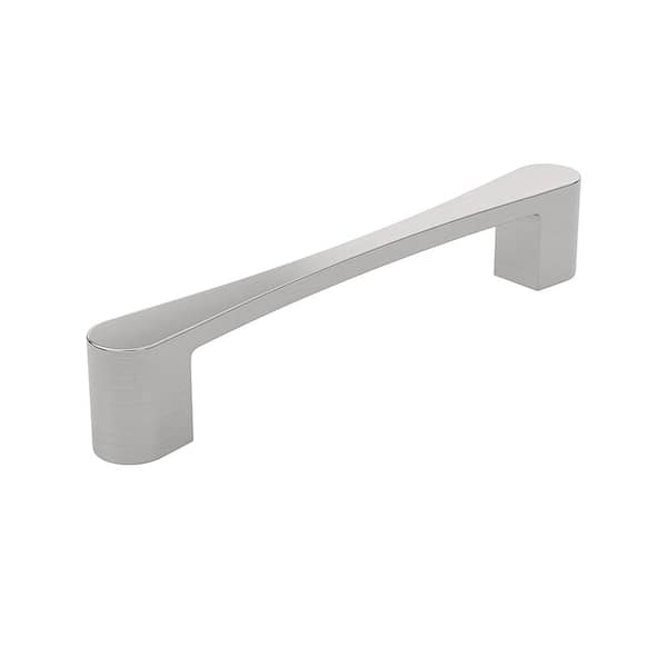 Richelieu Hardware Kent Collection 5-1/16 in. (128 mm) Modern Brushed Nickel Rectangular Cabinet Bar Pull