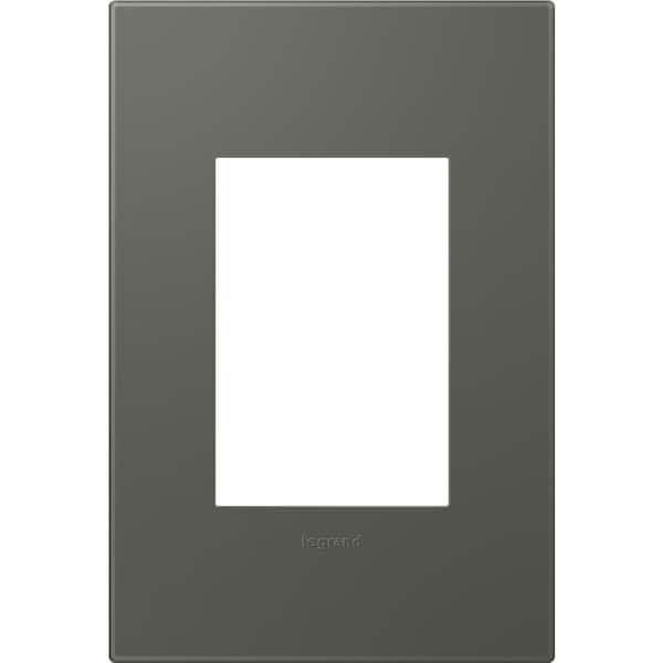 Legrand adorne 1 Gang Plus Decorator/Rocker Wall Plate, Moss Grey (1-Pack)