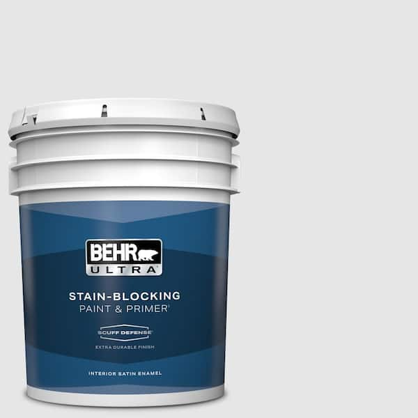 BEHR ULTRA 5 gal. #ICC-34 Violet Essence Extra Durable Satin Enamel Interior Paint & Primer