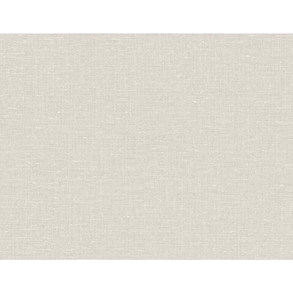 Seabrook Designs 60.75 sq. ft. Bleached Linen Nomi Embossed Vinyl