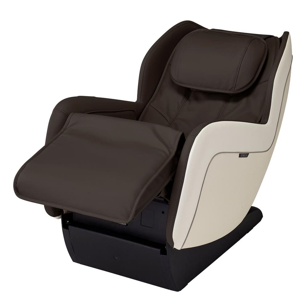 Espresso Faux Leather Heated Zero Gravity Massage Chair
