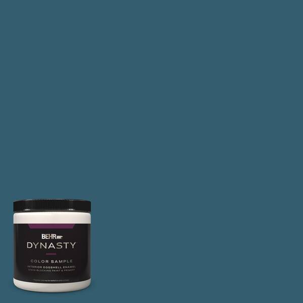 BEHR DYNASTY 8 oz. #ECC-13-3 Flowing River Eggshell Enamel Stain-Blocking Interior Paint & Primer Sample