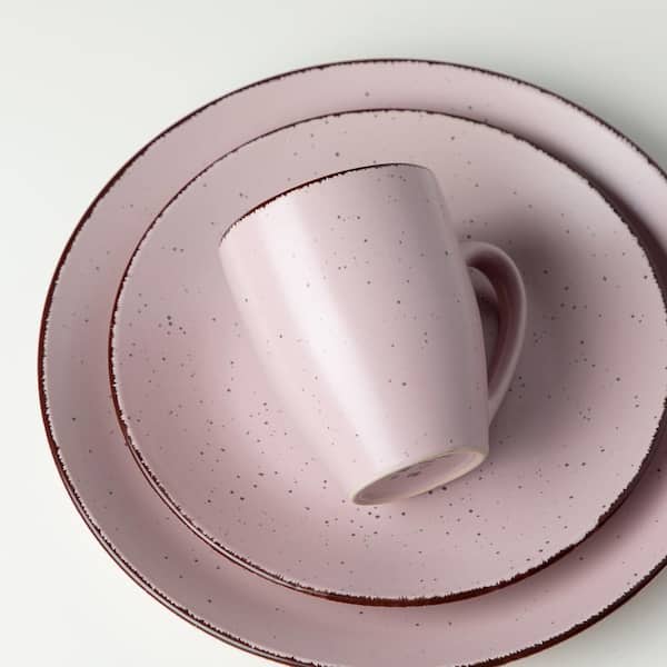 vancasso, Series Moda, 48-Piece Porcelain Dinnerware Set, Matte Black  Dinner Set, Service for 12 