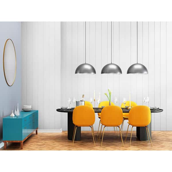 5/16 in. x 48 in. x 96 in. Blonde, Brown Wood HDF Decorative Slat Wall Panel (1-Piece)