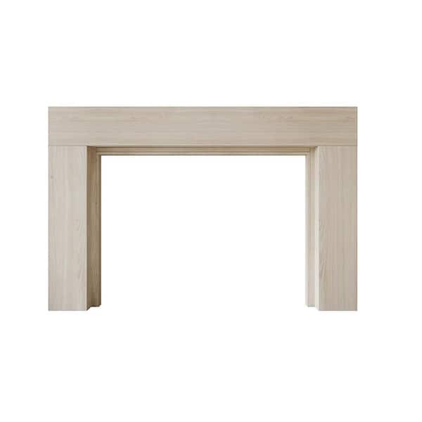 Sabine 80 in. x 54 in. Overall Dims Full Surround Fireplace Wood Mantel 56 in. x 42 in. Interior Opening in Unfinished