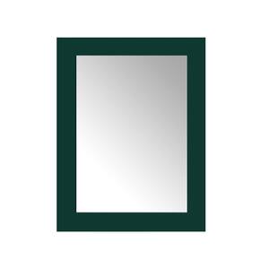 Hayes 24 in. x 32 in. Framed Wall Mirror in Emerald Green