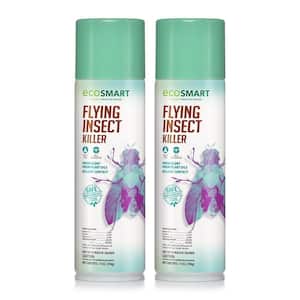 14 oz. Natural Flying Insect Killer with Plant-Based Rosemary and Peppermint Oil, Aerosol Spray Can (2-Pack)