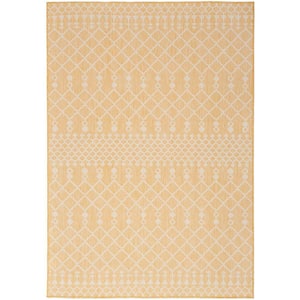 Positano Yellow 6 ft. x 9 ft. Moroccan Contemporary Area Rug