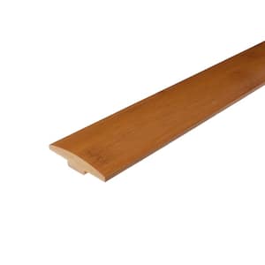 Hush 0.28 in. Thick x 2 in. Wide x 78 in. Length Flat Gloss Wood T-Molding