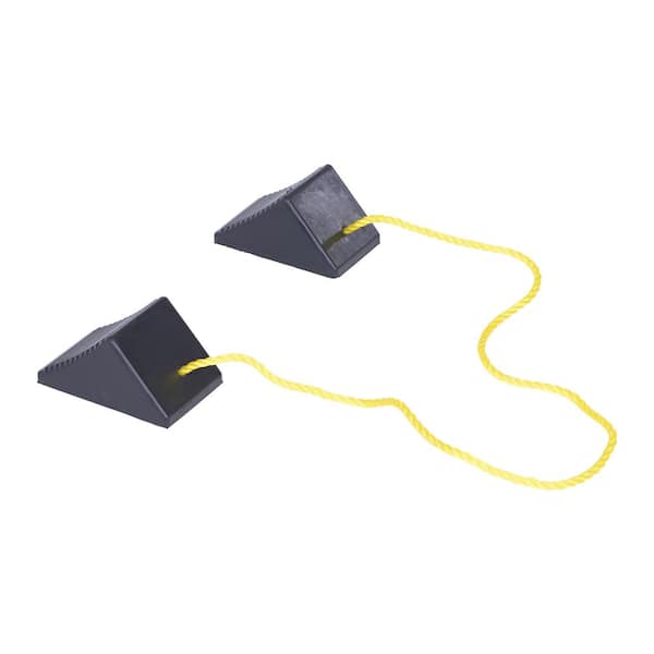 Rubber Wheel Chocks Reflective Tape Trailer RV Truck Safety Buy HOXWELL ...
