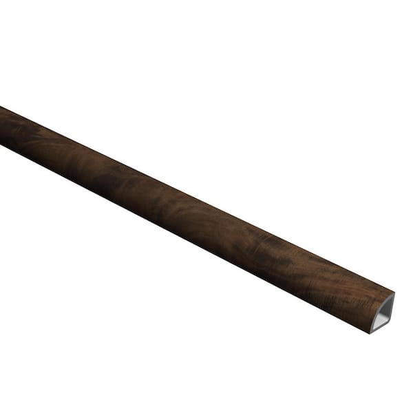 CALI Vinyl Pro Classic Walnut Creek 5/8 in. T x 5/8 in. W x 72-5/6 in. L Vinyl Quarter Round
