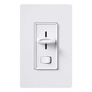 Skylark Dimmer Switch for Electronic Low-Voltage, 300-Watt Incandescent/Single-Pole or 3-Way, White (SELV-303P-WH)