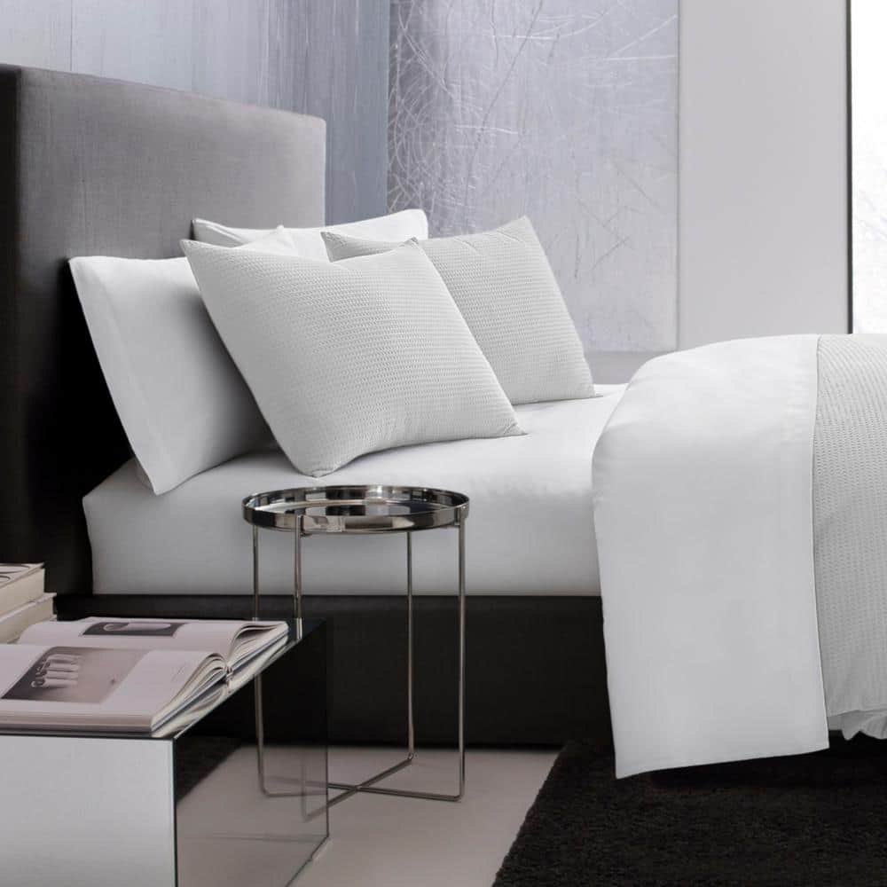 Moonlight Grey Cotton Queen Comforter Set with Reversible Shams