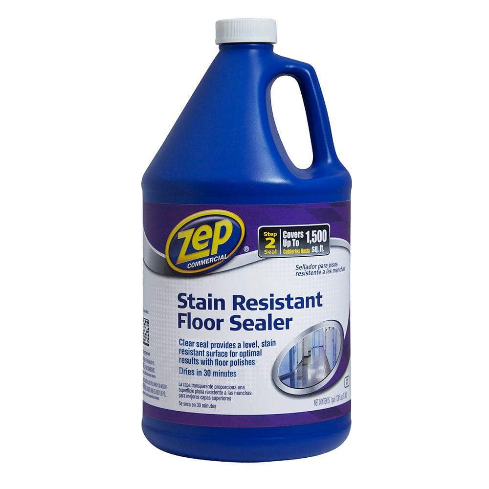 ZEP 128 oz. Topical Stain Resistant Vinyl Floor Sealant ZUFSLR128 - The ...