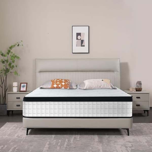 Full Soft 12 in. Twin XL Breathable Cool Cover Certipur-US Memory Foam Individual Pocket Spring Hybrid Mattress