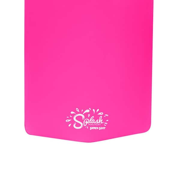 Splash 70 in. Flamingo Pink Foam Raft Lounger Pool Float (2-Pack)