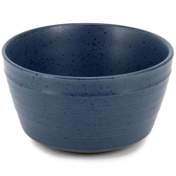 4 Bee & Willow Home Milbrook 8 Blue Speckled Stoneware Cereal