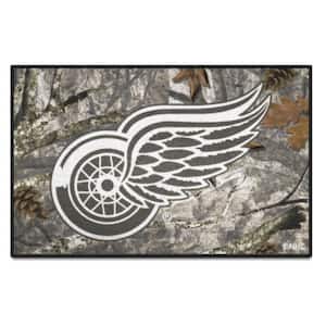 Detroit Red Wings Camo 19 in. x 30 in. Starter Mat Accent Rug
