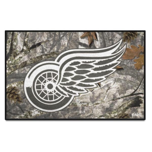 Detroit Red Wings Camo Starter Doormat - 19 x 30