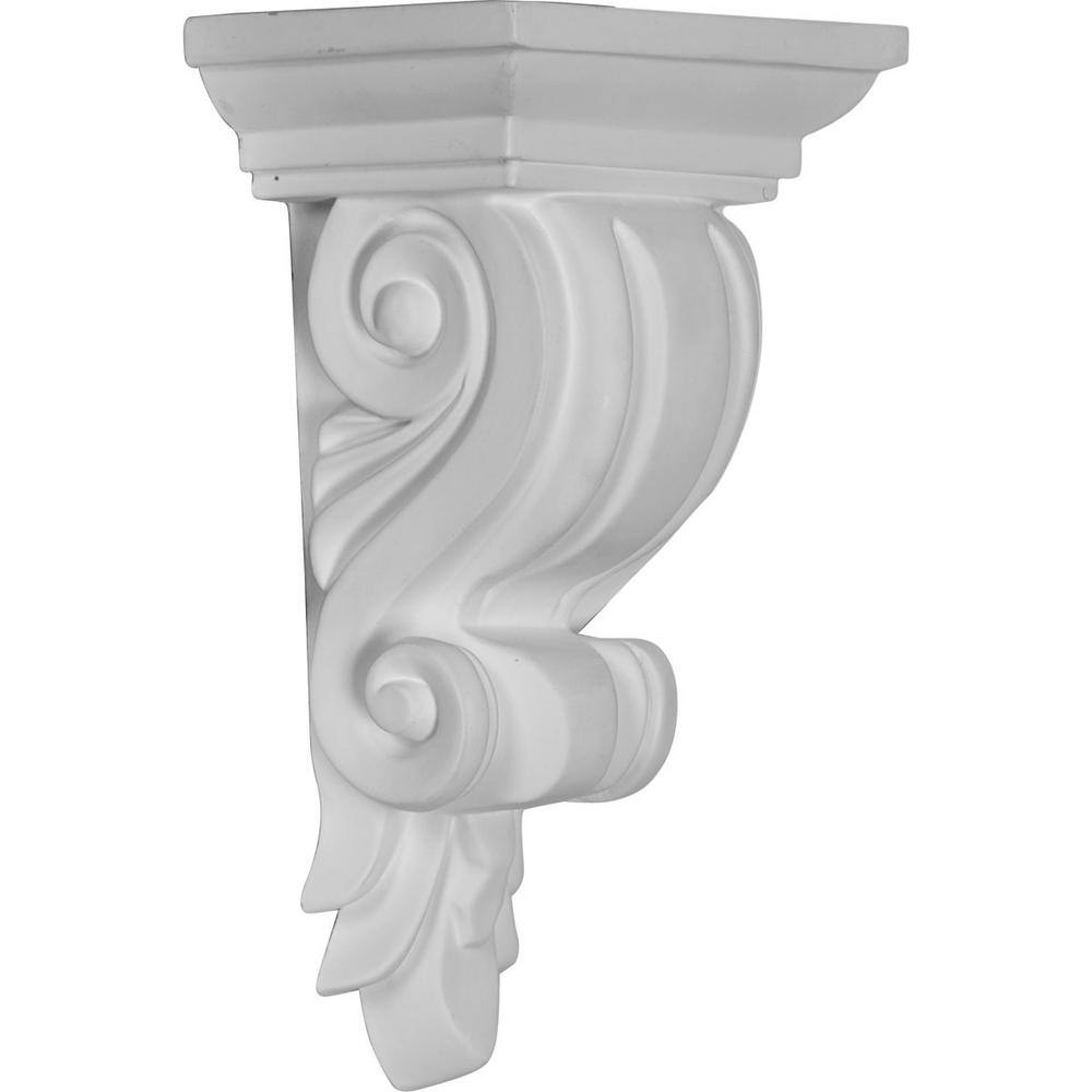 Primed White Urethane Decorative Corbel 7.88"